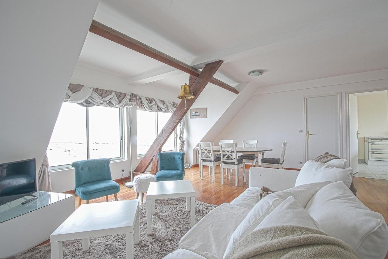 Cote Cottage Apt 3 Chambres Bien Equipee Vue Imprenable Sur Port Et Mer Etreham Exterior photo